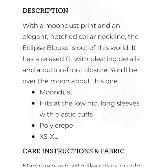 Cabi Eclipse blouse - Picture 2 of 3